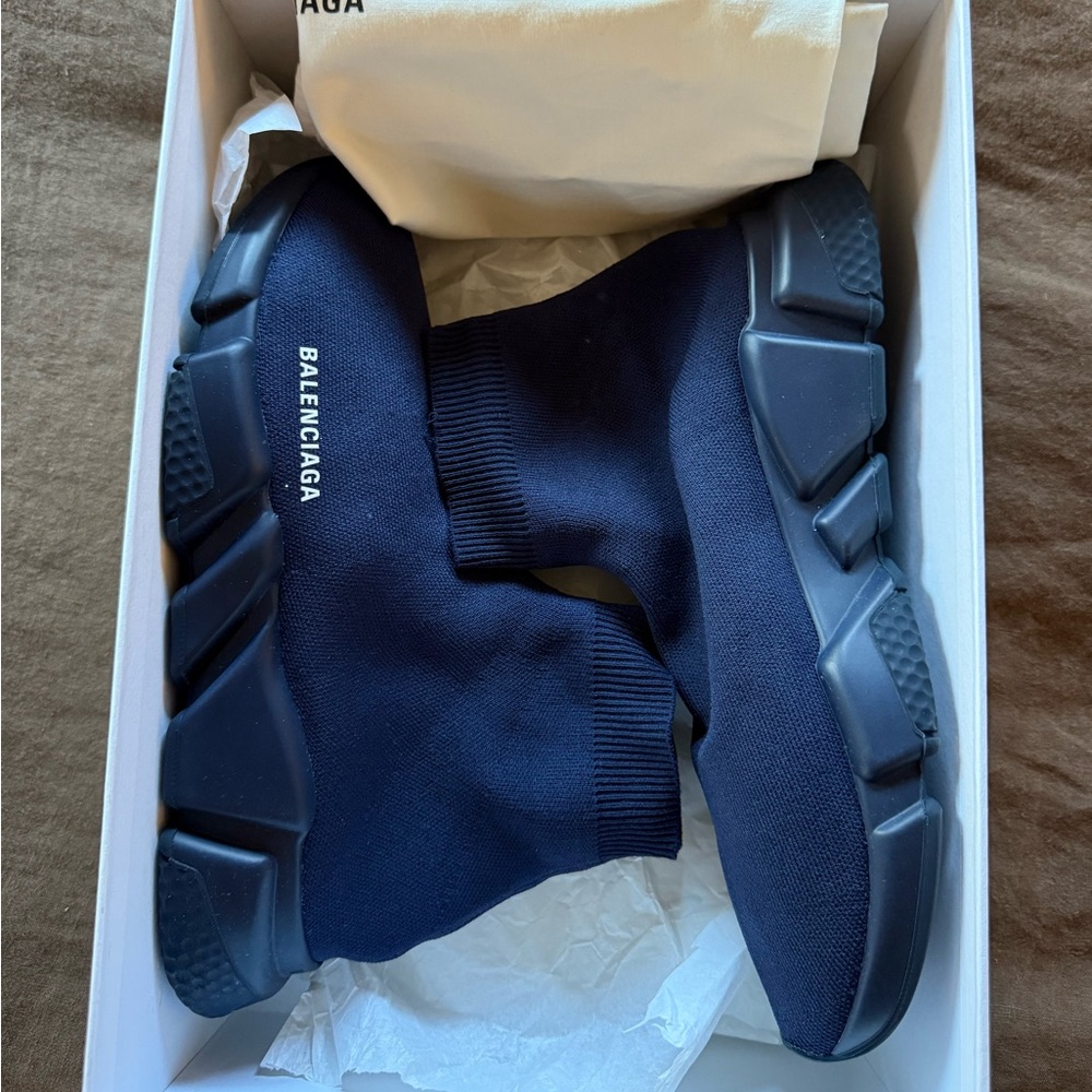 Balenciaga Sock Runner Navy/"Bleu Marine" (EU 42)
